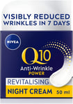 NIVEA Q10 Power Anti-Wrinkle Revitalising Night Cream Pack of 2