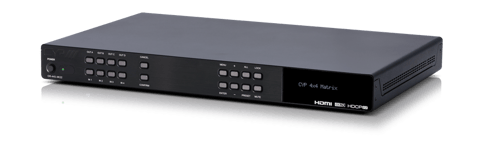 CYP/// HDMI Matris 4x4, 4K, HDMI/HDCP 2.0/2.2, Powered USB hub