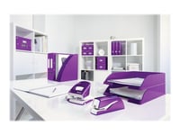 Leitz Wow Nexxt - Elektrisk Häftapparat - 10 Ark / 1 Mm - No.10 - Lila