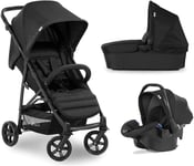 Hauck Rapid 4 Trioset Black, 3 in 1 travel system. Suitable from birth.