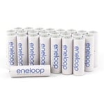 Panasonic eneloop AA / R06 (24 stk.) miljövänliga uppladdningsbara batterier - 2100 laddningar