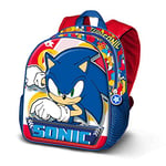 Sega-Sonic Game-Basic Backpack, Blue, 15 x 31 x 39 cm, Capacity 18.2 L