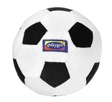 Playgro Mon Premier Ballon de Football, Hochet Intégré, À partir de 6 Mois, My First Soccer Ball, Noir/Blanc, 40043
