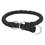 Trixie Cavo Trekk-Stopp-Halsbånd svart - Str XS-S: 25-31 cm Halsomfang, ø 12 mm
