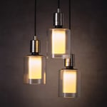 IKEA IKEA MOLNART LED ljuskälla E27 150 lumen, cylinder glas/randig, 110 mm, mm 110 mm