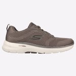 Skechers Go Walk 6 Avalo Mens Casual Gym Workout Fitness Trainers Brown