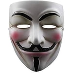V för Vendetta Guy Fawkes Mask Quality Anonymous Mask Halloween Costume Hackers Mask Cosplay Party Mask One Size