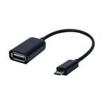 Adaptateur Fil USB/Micro USB pour WIKO Y61 Android Souris Clavier Clef USB Manette