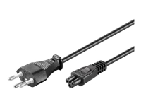 MicroConnect - Strömkabel - SEV 1011 (hane) till IEC 60320 C5 - AC 250 V - 2.5 A - 3 m - svart - Schweiz
