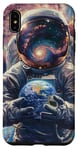 Coque pour iPhone XS Max Astronautes Galaxie Espace Planètes Espace Astronaute