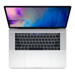 MacBook Pro 15" Touch Bar Mid 2019 (Intel 6-Core i7 2.6 GHz, 16 GB RAM, 256 GB SSD) Silver | Acceptabelt