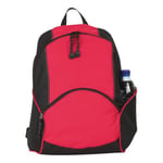 eBuyGB Classic Rucksack/Backpack School and College Bag Casual Daypack, Red