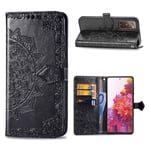 mandala Samsung Galaxy S20 FE 5G / S20 FE flip fodral - svart Svart