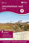 Nordeca Jotunheimen Vest DNT 1:50 000 turkart 2505 2018