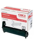 OKI 43381708 / Black Drum Kit C5600 C5700 - Tromlekit Sort