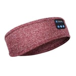 Trådlösa hörlurar bluetooth 5.0 sovhörlurar sporthörlurar sovhörlurar sport pannband ögonmask hörlurar usb 1. red