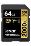 Carte mémoire SD Lexar Carte SD 2000x V90 64G0