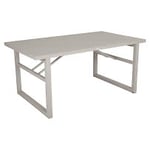 Brafab Vevi matbord aluminium beige 160x90 cm