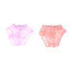 2pcs Doll Accessories Pink Underpants 18in American Doll2 One Size