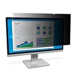 3M Privacy Filter for 19 inch widescreen LCD monitor. Black anti-glare privacy screen. Protect data from visual hacking.