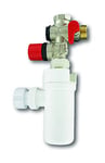 COMAP Kit complet groupe de sécurité laiton droit pour chauffe-eau, cumulus - 20x27 ou 3/4" - D. 14 et 16 (Groupe de sécurité, siphon, 2 flexibles 50 cm 3/4'', raccords, vidange) - S600501