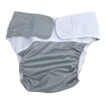 Adult Cloth Diaper Nappy Reusable Breathable Gray For Pregnant Women Elderly