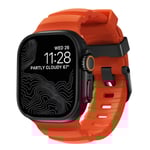 Nomad Apple Watch Series 7 45mm Rocky Point Band Magma (Svart Hardware) - Limited edition