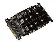 KALEA-INFORMATIQUE Convertisseur adaptateur pour monter un SSD M.2 M Key Gen 3.0 NVMe et un SSD M2 B Key SATA en lieu et place d'un SSD U.2 (U2 68Pin SFF-8639)