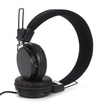 Trintion Headphones 15 * 17 * 7cm Foldable Headphones Childrens Earphones for Ipad （Black）