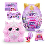 Rainbocorns Kittycorn Surprise Series 7, Chinchilla Cat, Collectible Plush, 10 Surprises to Unbox, Kitten Cat Unboxing Plush Toy Girls Gift Idea, Stickers, Ages 3+ (Chinchilla Cat)