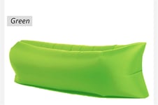 MARKOO Inflatable lounger Waterproof inflatable Sofa with Storage Bag Air Sofa lounger Hammock with Headrest Inflatable Couch Fit for Travelling, Camping,Pool and Beach (Green)