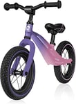 lionelo Bart Air Draisienne Vélo d'équilibre Cadre léger sans soudures, de 2 Ans jusqu'à 30 kg Roues gonflées Guidon et Selles réglables en Hauteur Poids 3,8 kg (Pink Violet)