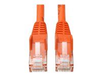 Eaton Tripp Lite Series Cat6 Gigabit Snagless Molded (UTP) Ethernet Cable (RJ45 M/M), PoE, Orange, 7 ft. (2.13 m) - Cordon de raccordement - RJ-45 (M) pour RJ-45 (M) - 2.1 m - UTP - CAT 6 -...