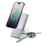 ALOGIC 3-in-1 Trådlös Laddare Magsafe iPhone - Apple Watch - AirPods - Vit