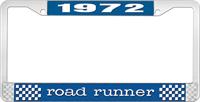 OER LF121672B nummerplåtshållare 1972 road runner - blå