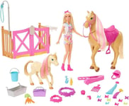 MATTEL - Horse grooming set with Barbie -  - MATHGB58