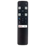 Röstfunktion TV fjärrkontroll Ersättning för RC802V TCL TV FUR6