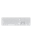 Apple Magic Keyboard with Touch ID and Numeric Keypad - Tastatur - Arabisk - Hvit