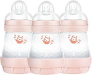 MAM Easy Start Self Sterilising Anti-Colic Baby Bottle 3 Pack 3 x160 ml with MAM