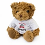 NEW - NUMBER ONE GRANDPA - Teddy Bear - Cute Cuddly Soft - Gift Present Number 1