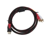 audio video cable hdmi de haute qualité à 3 1.5m rca câble mâle câble convertisseur pour hdtv ocs012