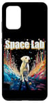 Coque pour Galaxy S20+ Le propriétaire du Labrador Retriever jaune du Space Lab Colorful Spacey
