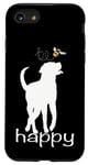 Coque pour iPhone SE (2020) / 7 / 8 Be Happy Labrador Retriever Labrador Chocolat Marron Doré