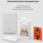 Xiaomi Mini Imprimante Photo, Impression Couleur,d¿Impression sans Encre, 25*Zink Paper,Compatible a