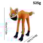 45cm Leende Critters Plysch Katt Nap Day Mjuk Fylld Dock Leksak Barnpresenter Orange Fox - 45cm