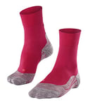 FALKE Women's RU4 Endurance W SO Cotton Anti-Blister 1 Pair Running Socks, Red (Rose 8564), 2.5-3.5