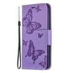 The Grafu Case for Huawei P Smart 2018 / Huawei Enjoy 7S, Durable Leather and Shockproof TPU Protective Cover with Credit Card Slot and Kickstand for Huawei P Smart 2018 / Huawei Enjoy 7S, Purple