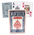 Maverick Jumbo Index playing cards (Blue)