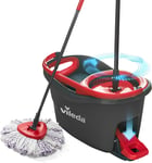 Professional Product Title: "Turbo Microfiber Mop and Bucket Set with 2-in-1 Hea