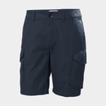Helly Hansen Seglarshorts Dock Cargo Shorts, Navy, herr, 40"